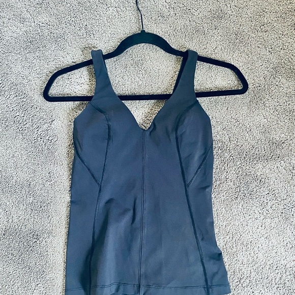 Lululemon Black Contour Tank Top Size 2 - Picture 12 of 15